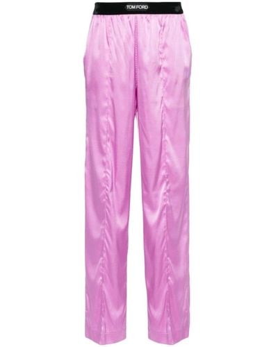 Tom Ford Straight trousers - Pink