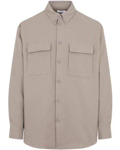 Off-White c/o Virgil Abloh Casual Shirts - Brown