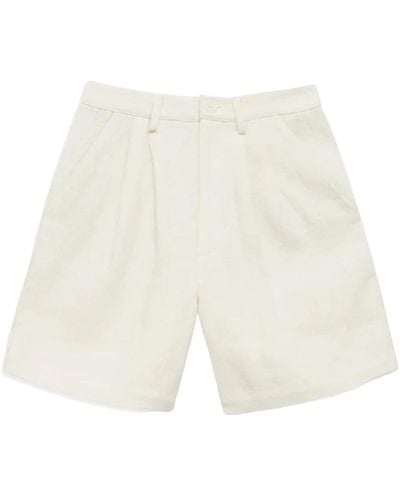 Anine Bing Short Shorts - White