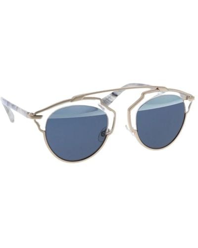 Dior Stilvolle spiegelglas sonnenbrille - Blau