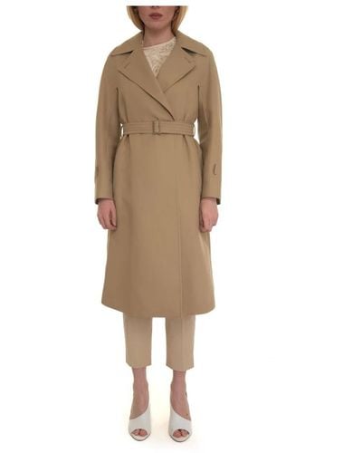 Max Mara Studio Coats > trench coats - Neutre