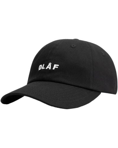 OLAF HUSSEIN Block cap cappello nero
