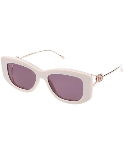 Gucci Stylische sonnenbrille gg1566s,schwarze sonnenbrille mit originalzubehör,weiße sonnenbrille mit originalzubehör - Pink