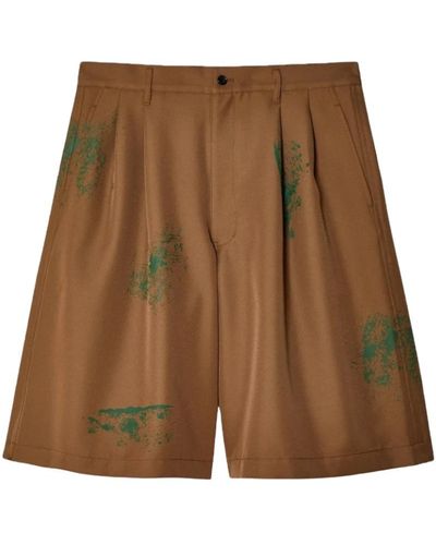 Comme des Garçons Shorts > casual shorts - Marron