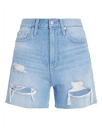 Calvin Klein Denim Shorts - Blue