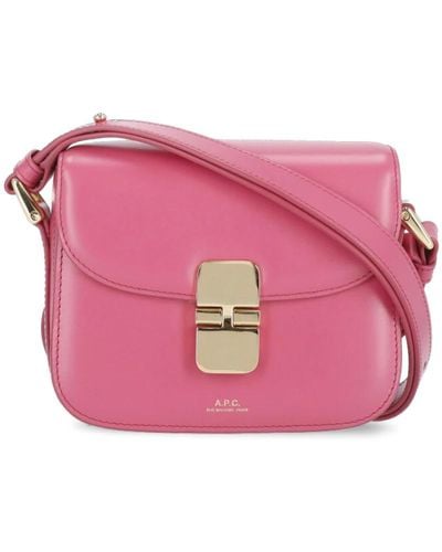 A.P.C. Cross Body Bags - Pink
