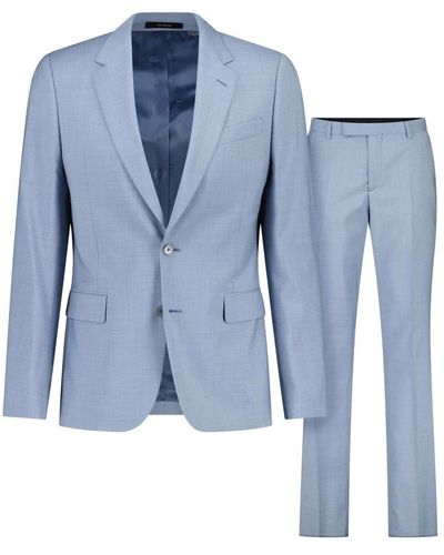 PS by Paul Smith Zweiteiliger slim-fit anzug aus hochwertiger wolle - Blau
