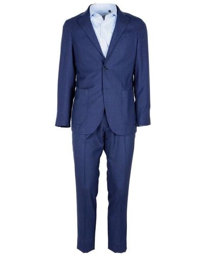 Loro Piana Suits > suit sets > single breasted suits - Bleu