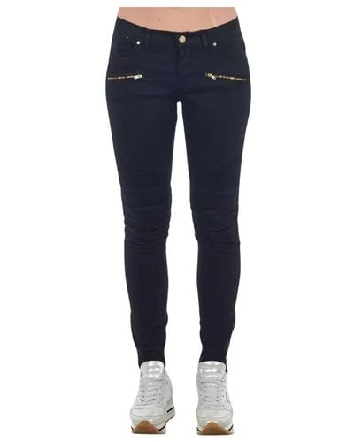 Frankie Morello Jeans > skinny jeans - Bleu