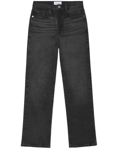 FRAME Moderne straight ankle jeans - Grau