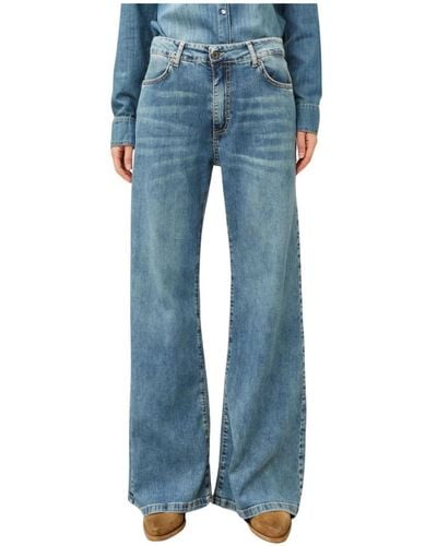 Souvenir Clubbing Jeans a zampa di elefante - Blu