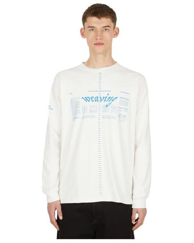 Space Available Tops > long sleeve tops - Blanc