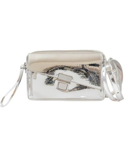 MSGM Clutches - Bianco