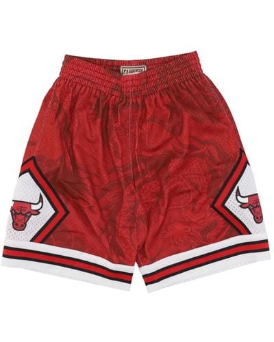 Mitchell & Ness Asiatische erbe mode swingman shorts - Rot