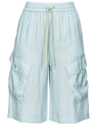 Pinko Shorts de mezclilla azul claro