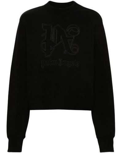 Palm Angels Sweatshirts - Black