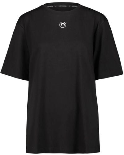 Marine Serre T-shirts - Negro