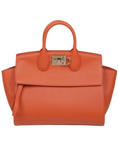 Ferragamo Shoulder Bags - Orange