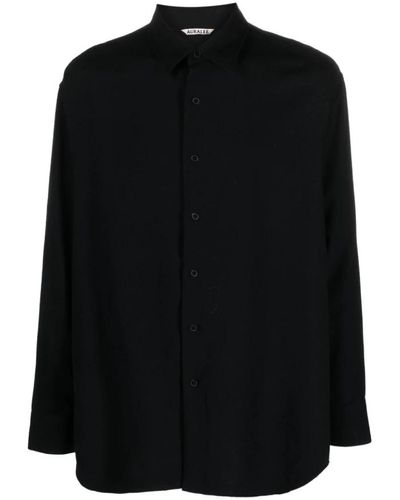 AURALEE Shirts > casual shirts - Noir