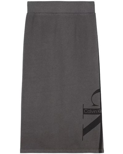 Calvin Klein Midi Skirts - Gray