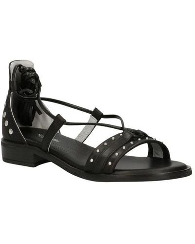 Nero Giardini Flat Sandals - Black
