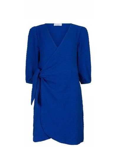 Lofty Manner Dresses > day dresses > wrap dresses - Bleu
