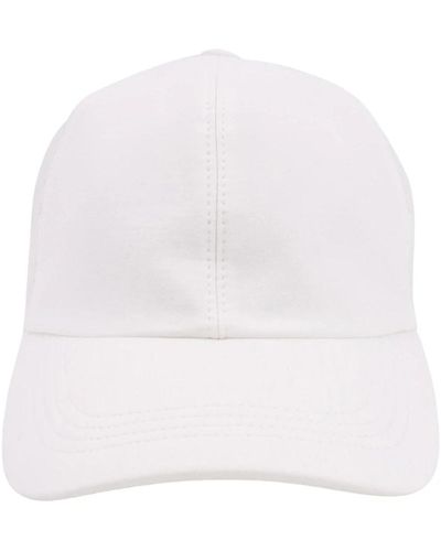 Brunello Cucinelli Chapeaux bonnets et casquettes - Blanc