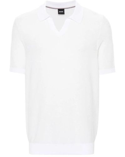 BOSS Polo Shirts - White