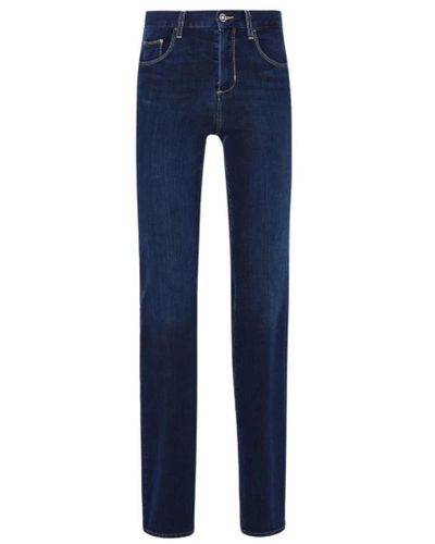 Liu Jo Bootcut jeans mit hoher taille - Blau