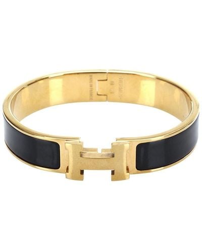 Hermès Bracelet Clic Clac H - Noir
