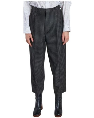 Munthe Trousers > cropped trousers - Noir