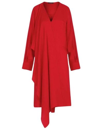 Carolina Herrera Midi Dresses - Red