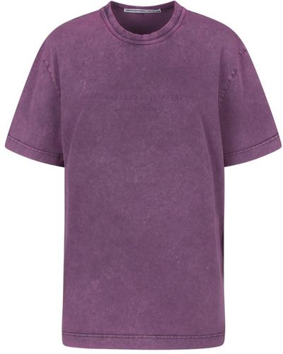 Alexander Wang T-Shirts - Purple