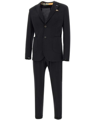 Bob Single Breasted Suits - Black