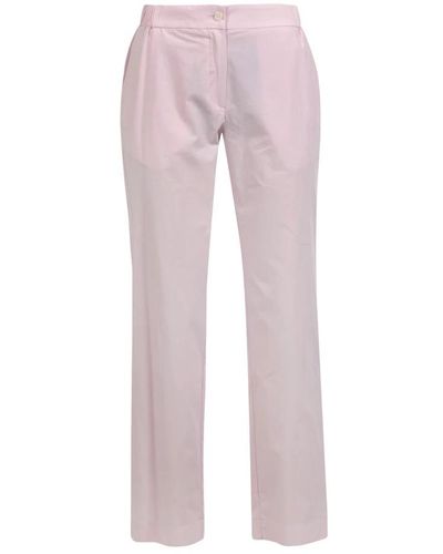 Ottod'Ame Straight Trousers - Pink