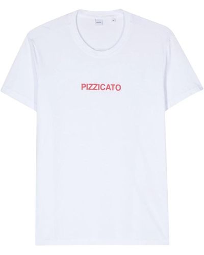 Aspesi Baumwoll t-shirt mit einzigartigem design - Weiß