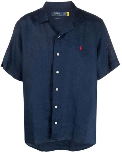 Ralph Lauren Short Sleeve Shirts - Blue