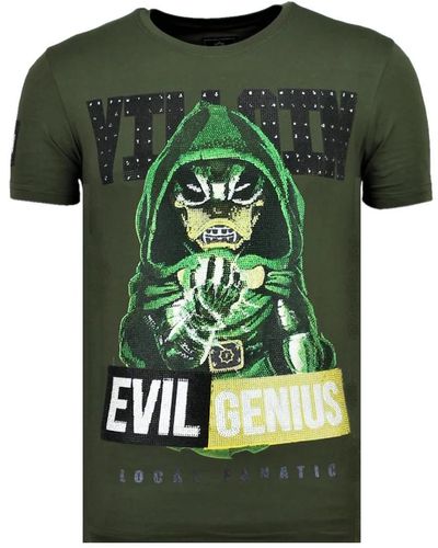 Local Fanatic Villain duck rhinestones - t-shirts online kaufen - 6325g - Grün