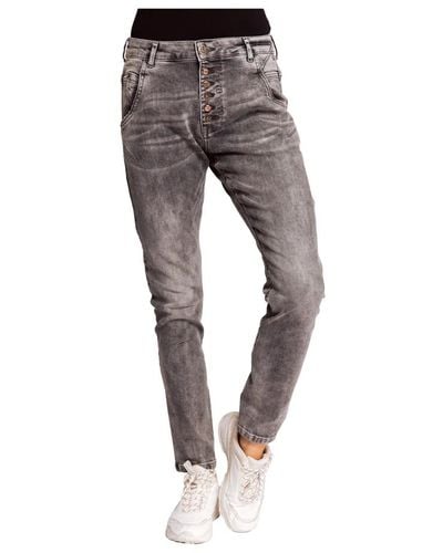 Zhrill Boyfriend jeans amy grey - Grau