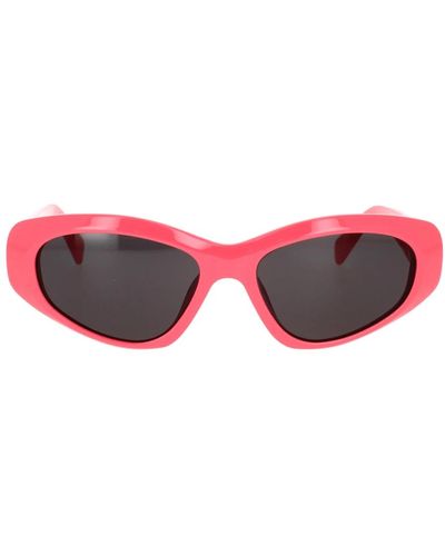 Celine Sunglasses,monochrom large sonnenbrille - Pink