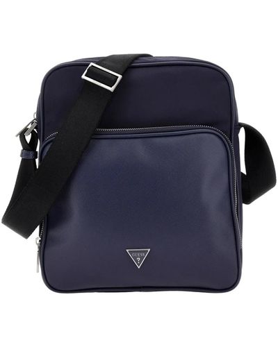 Guess Stilosa borsa messenger uomo - Blu