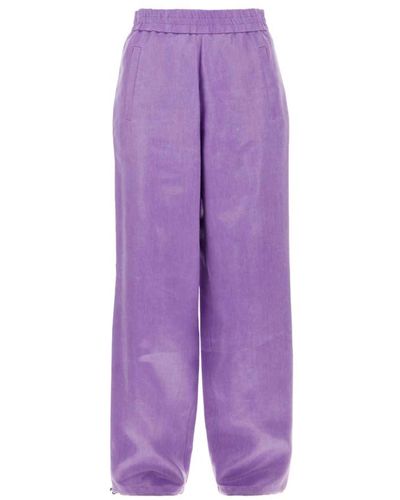 JW Anderson Straight Trousers - Lila