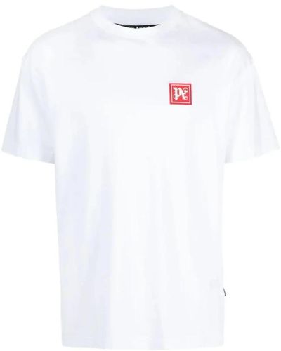 Palm Angels Klassisches ski club t-shirt - Weiß