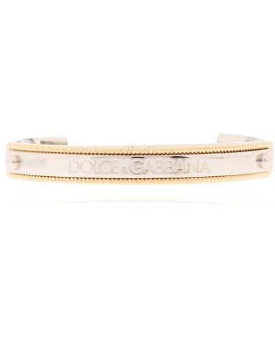Dolce & Gabbana Armband mit logo - Natur