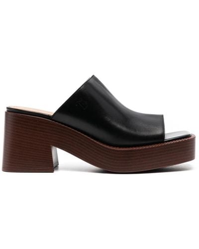Tod's Heeled Mules - Brown