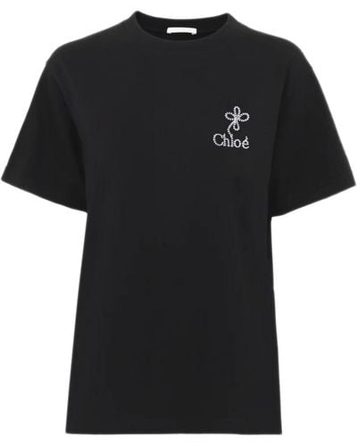 Chloé T-shirts - Schwarz