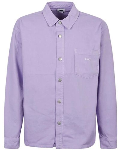 Obey Light Jackets - Purple