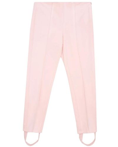 Lardini Pantaloni stile cavallerizza in rosa