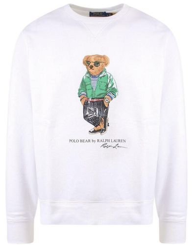 Ralph Lauren Sweatshirt 710853308 - Blanc
