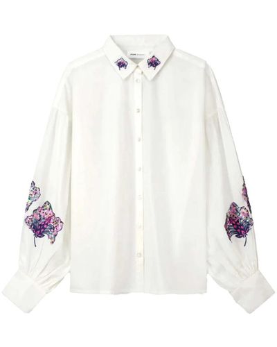 Pom Shirts - White
